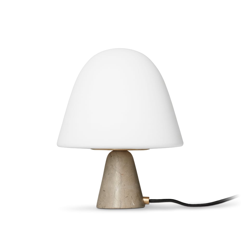 Fredericia Furniture Meadow table lamp Opal‐ dark atlantico limestone