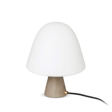 Meadow table lamp - Opal‑ dark atlantico limestone - Fredericia Furniture