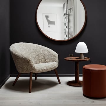 Meadow table lamp - Opal‑ dark atlantico limestone - Fredericia Furniture
