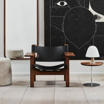 Meadow table lamp - Opal‑ dark atlantico limestone - Fredericia Furniture