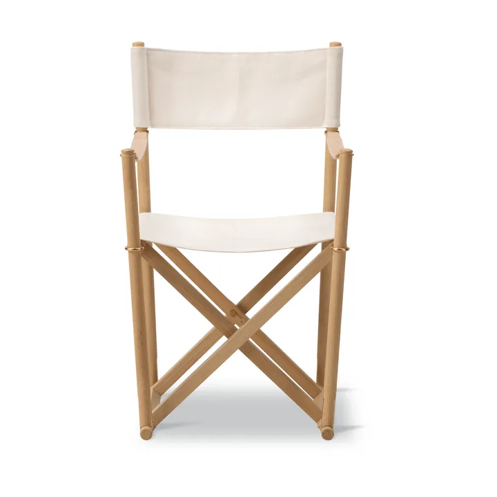 MK16 Folding Chair chair - Off white-lightly oiled oak - Fredericia Furniture