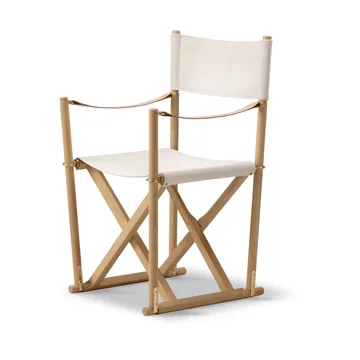 MK16 Folding Chair chair - Off white-lightly oiled oak - Fredericia Furniture
