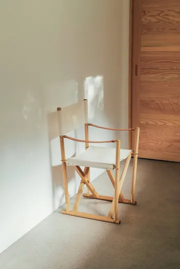 MK16 Folding Chair chair - Off white-oiled oak - Fredericia Furniture