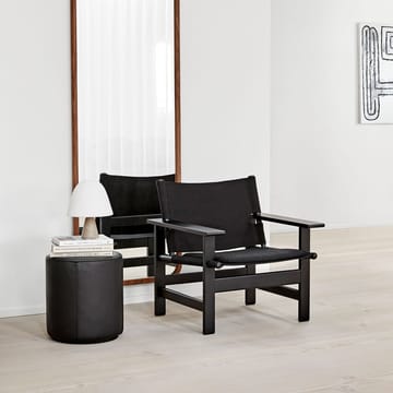 Mono seat pouf - Grand linen beige-Ø39 cm - Fredericia Furniture