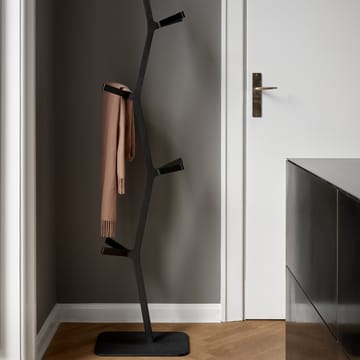 Nara coat rack - Black stained ash-black lacquered steel - Fredericia Furniture