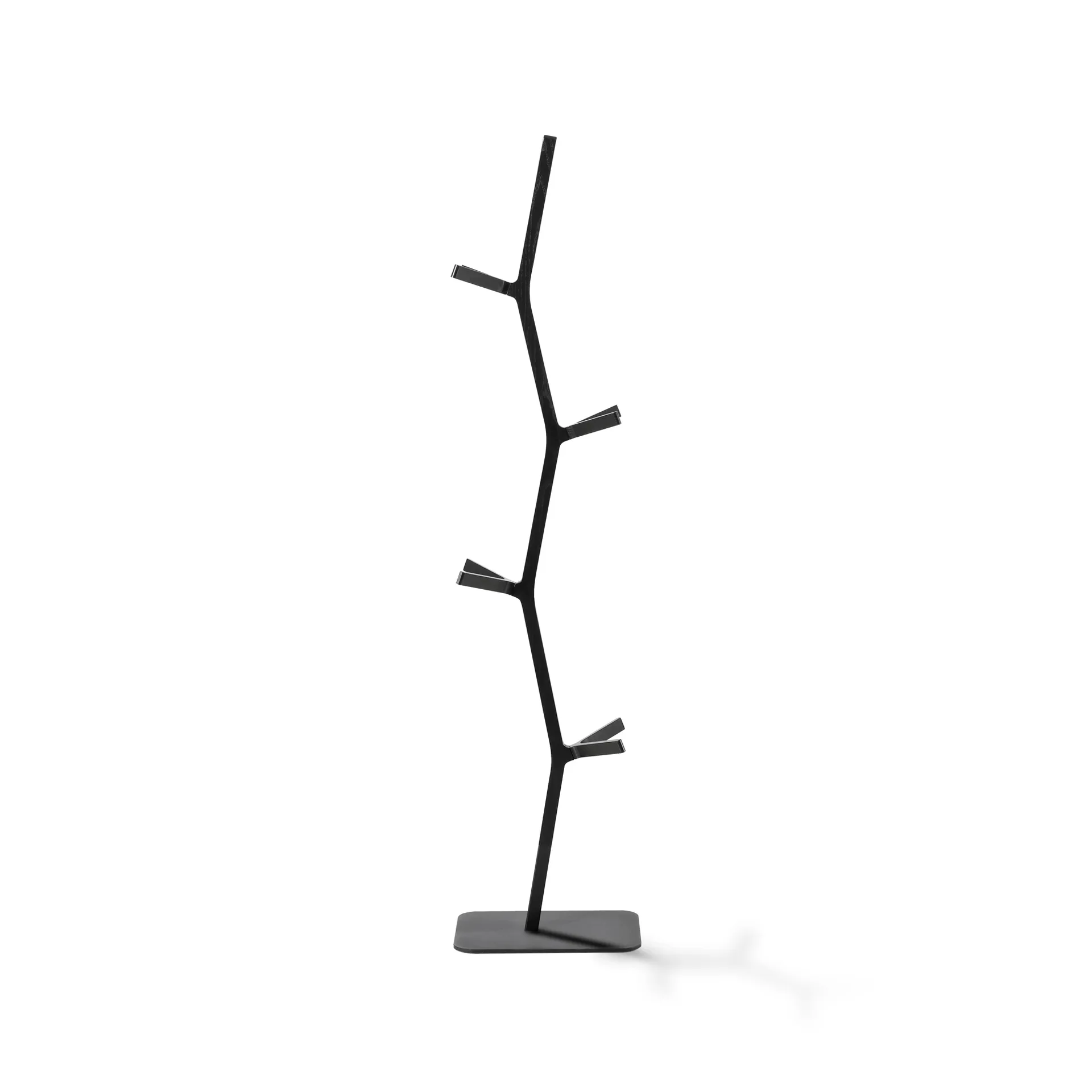 Nara coat rack, Black stained ash-black lacquered steel Fredericia Furniture
