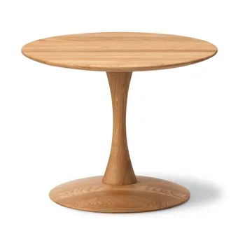 ND104 Trisse coffee table - Oiled oak, Ø55x42 cm - Fredericia Furniture