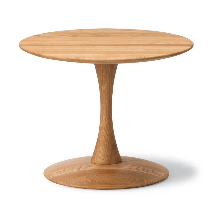ND104 Trisse coffee table - Oiled oak, Ø55x42 cm - Fredericia Furniture