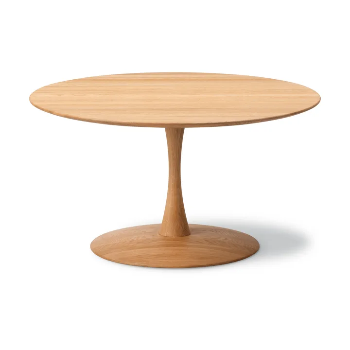 ND104 Trisse coffee table - Oiled oak, Ø90x48 cm - Fredericia Furniture