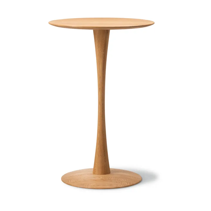 ND107 Trisse dining table - Oiled oak, Ø68x105 cm - Fredericia Furniture