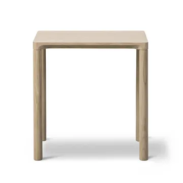 Piloti 6700 side table - Soap-oiled oak-height 35 cm - Fredericia Furniture