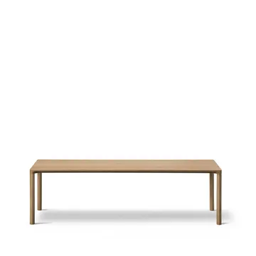 Piloti 6715 coffee table - Light oiled oak-height 35 cm - Fredericia Furniture