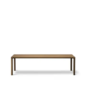 Piloti 6715 coffee table - Smoked oak-height 35 cm - Fredericia Furniture