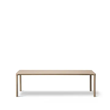Piloti 6715 coffee table - Soaped oak-height 41 cm - Fredericia Furniture