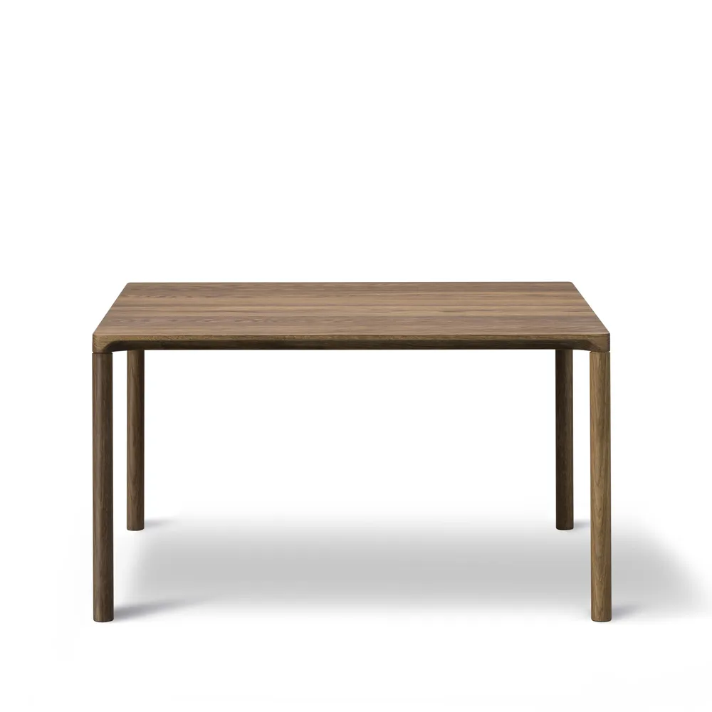 Piloti 6720 coffee table, Smoked oak-height 41 cm Fredericia Furniture