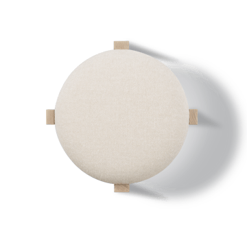 Pioneer low stool - Hallingdal 200-lacquered oak - Fredericia Furniture