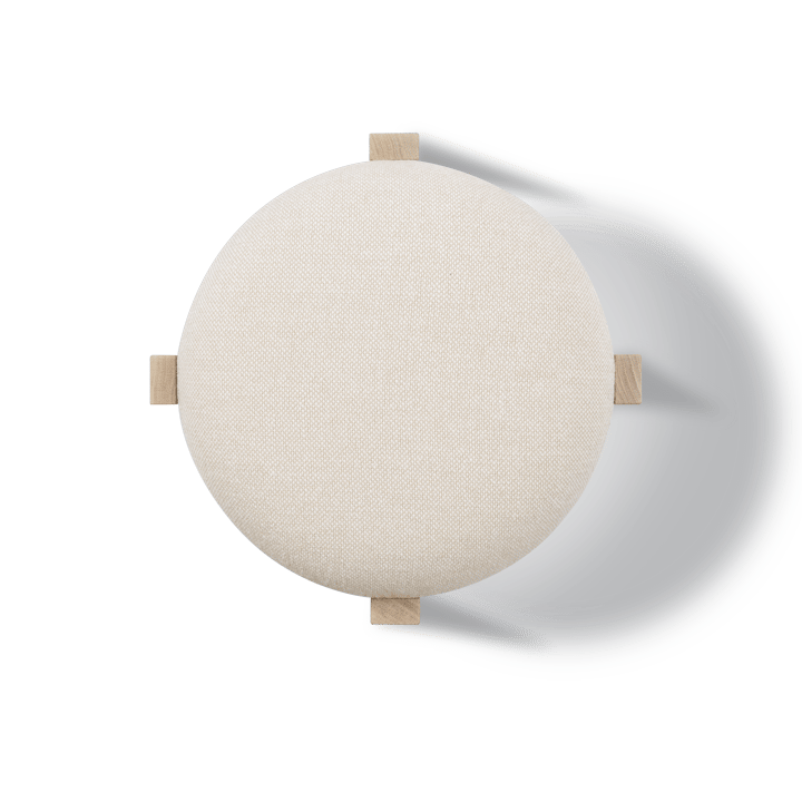 Pioneer low stool, Hallingdal 200-lacquered oak Fredericia Furniture