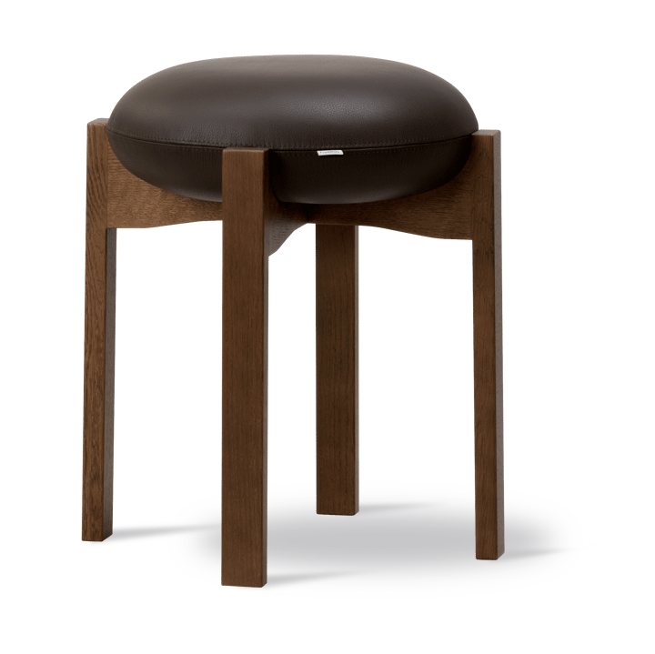 Pioneer low stool - Primo 86-1-smoked stained lacquered oak - Fredericia Furniture