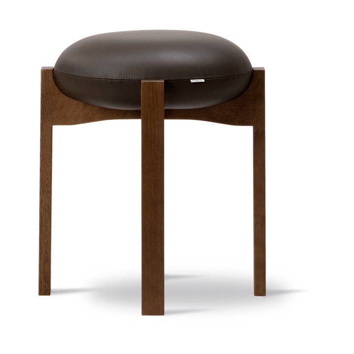 Pioneer low stool, Primo 86-1-smoked stained lacquered oak Fredericia Furniture