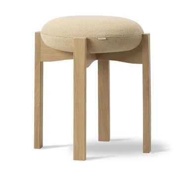 Pioneer low stool - Vidar 323-lacquered oak - Fredericia Furniture