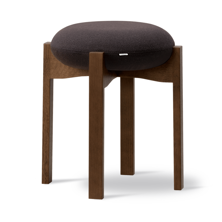 Pioneer low stool - Vidar 386-smoked stained lacquered oak - Fredericia Furniture