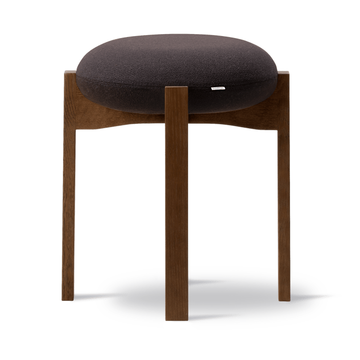 Pioneer low stool, Vidar 386-smoked stained lacquered oak Fredericia Furniture