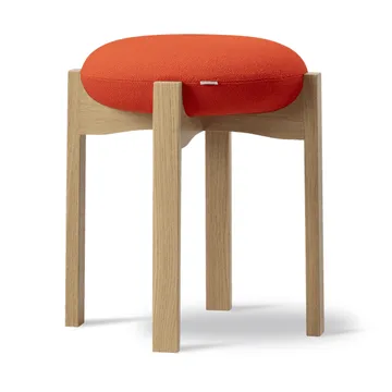 Pioneer low stool - Vidar 542-lacquered oak - Fredericia Furniture