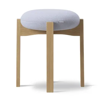 Pioneer low stool - Vidar 723-lacquered oak - Fredericia Furniture