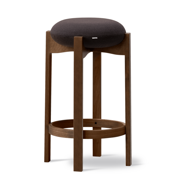 Pioneer stool high - Vidar 386-smoked stained lacquered oak - Fredericia Furniture