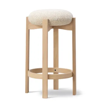 Pioneer stool high - Zero 0001-lacquered oak - Fredericia Furniture
