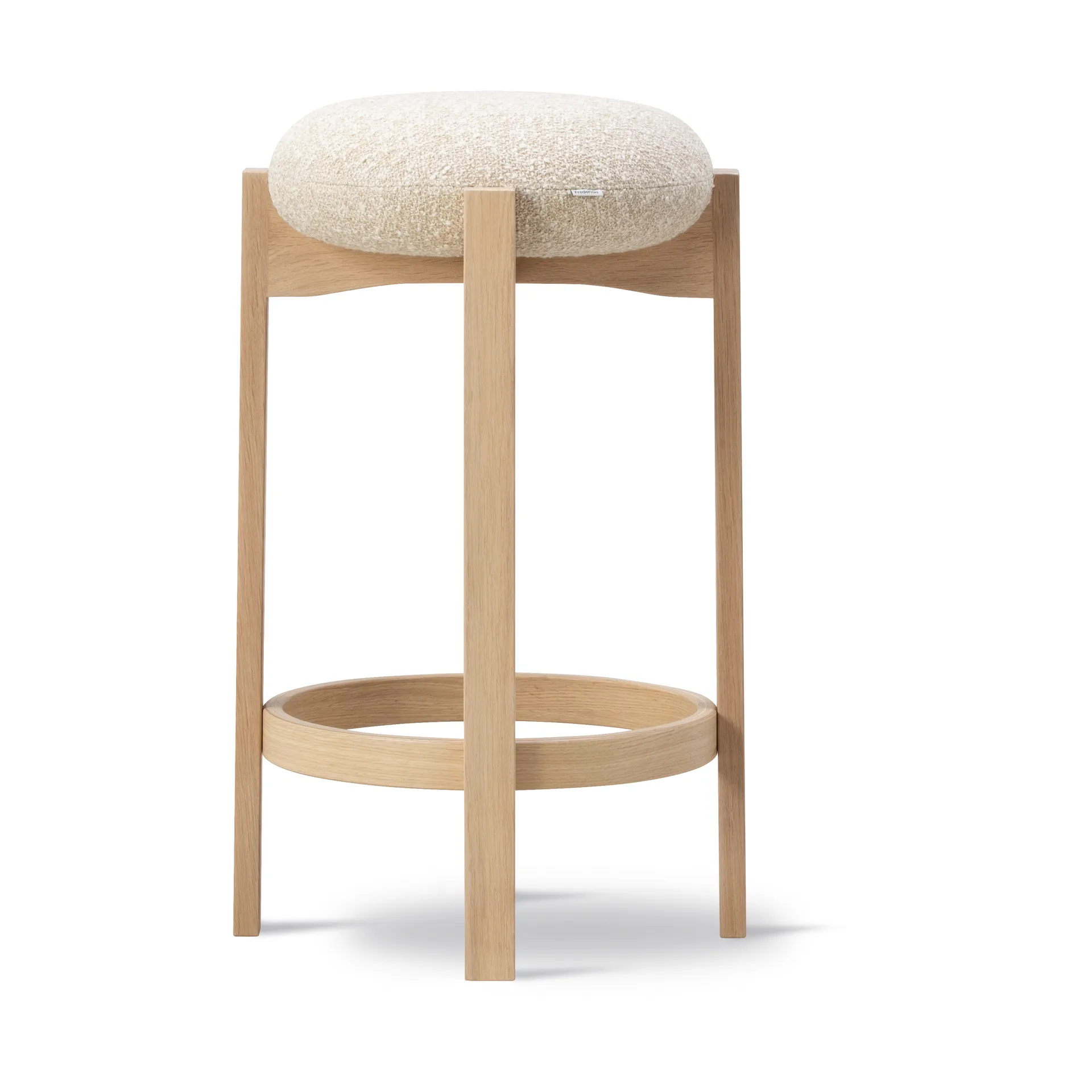 Pioneer stool high, Zero 0001-lacquered oak Fredericia Furniture