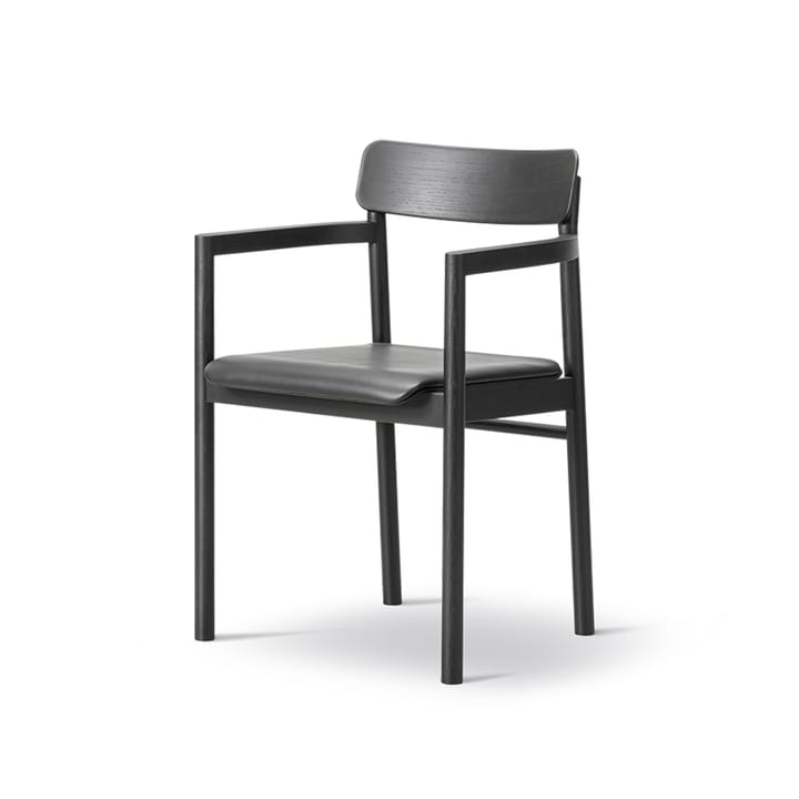Post 3445 armchair - Black lacquered oak - Fredericia Furniture