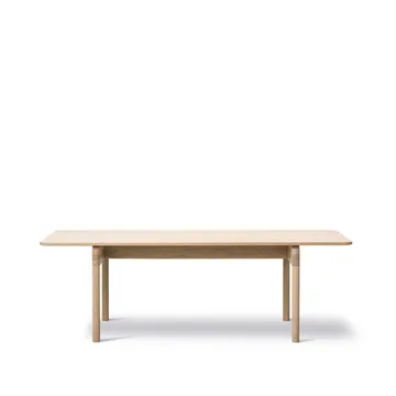Post 6438 dining table - Light oiled oak, 100x225 cm - Fredericia Furniture
