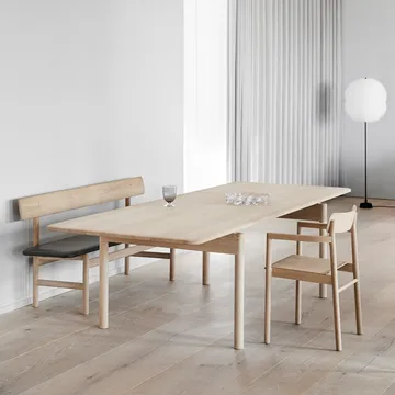 Post 6438 dining table - Soaped oak, 100x225 cm - Fredericia Furniture