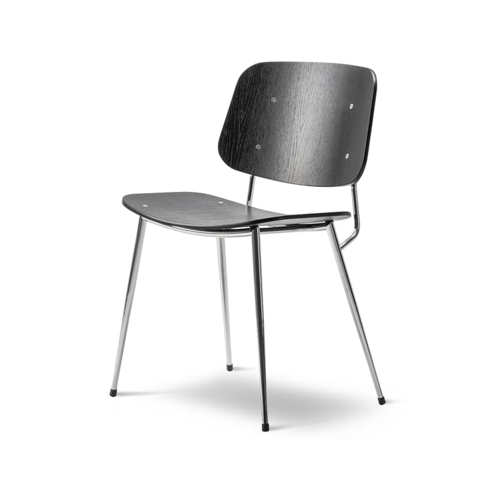 Søborg Metal chair - Black-chrome frame - Fredericia Furniture