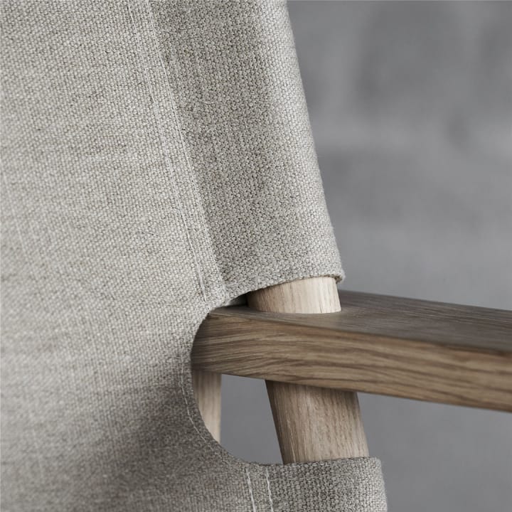 The Canvas Chair armchair, Canvas natural-light oiled oak frame, incl. canvas cushion Fredericia Furniture