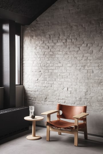 The Spanish armchair - Leather cognac-light oiled oak - Fredericia Furniture