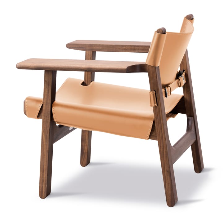 The Spanish armchair, Leather natural-oiled walnut Fredericia Furniture