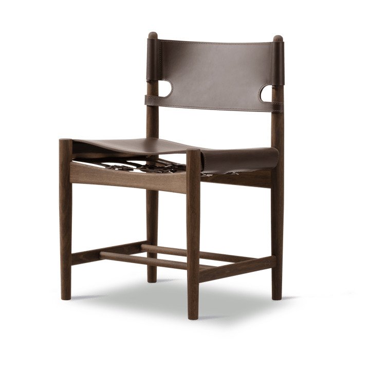 The Spanish Dining Chair - Leather dark brown-smoked oak - Fredericia Furniture