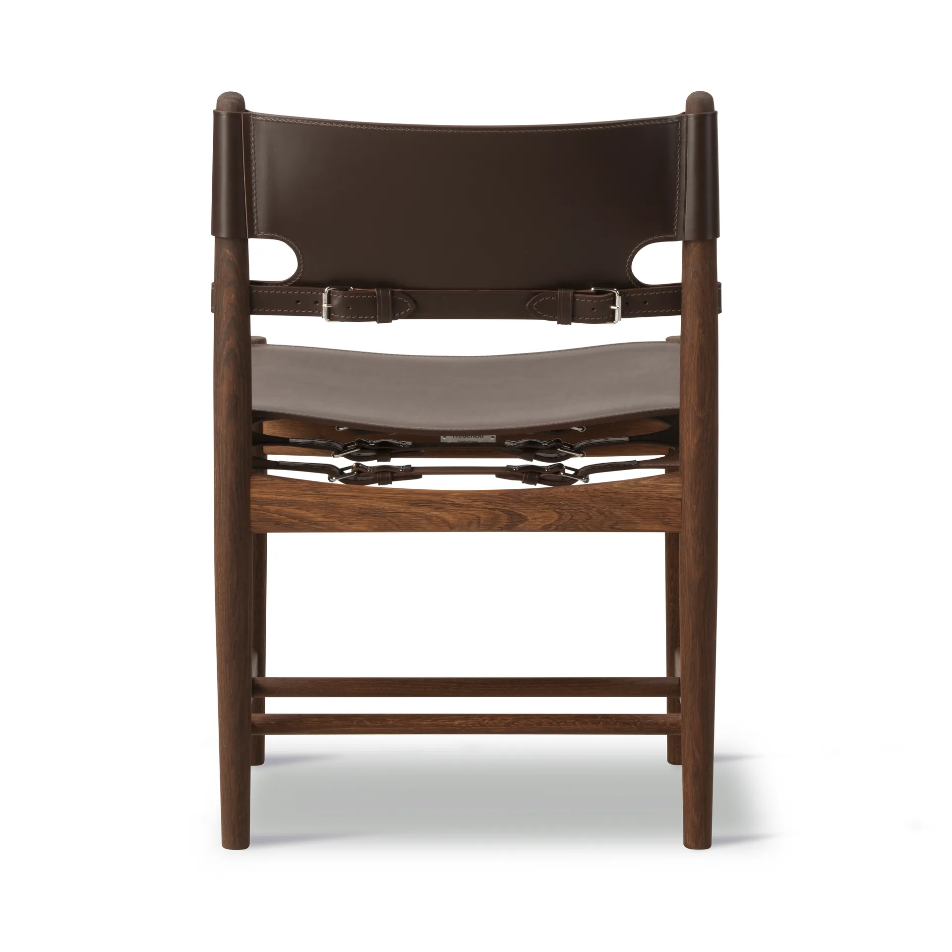 The Spanish Dining Chair, Leather dark brown-smoked oak Fredericia Furniture