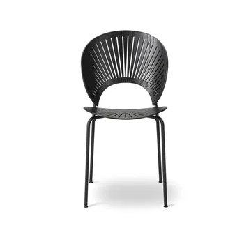 Trinidad 3398 chair - Black-stained ash-flint - Fredericia Furniture