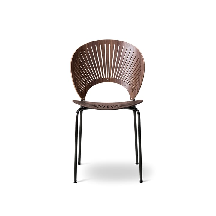 Trinidad 3398 chair - Clear lacquered walnut-leg black - Fredericia Furniture