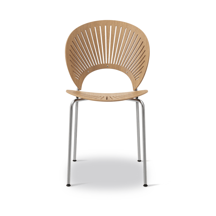 Trinidad 3398 chair - Oiled oak-stainless brushed steel - Fredericia Furniture