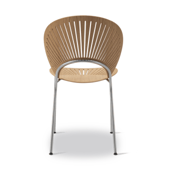 Trinidad 3398 chair - Oiled oak-stainless brushed steel - Fredericia Furniture