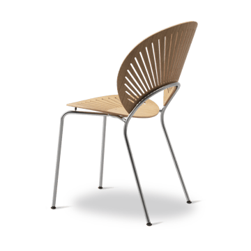 Trinidad 3398 chair - Oiled oak-stainless brushed steel - Fredericia Furniture
