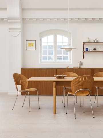 Trinidad 3398 chair - Oiled oak-stainless brushed steel - Fredericia Furniture