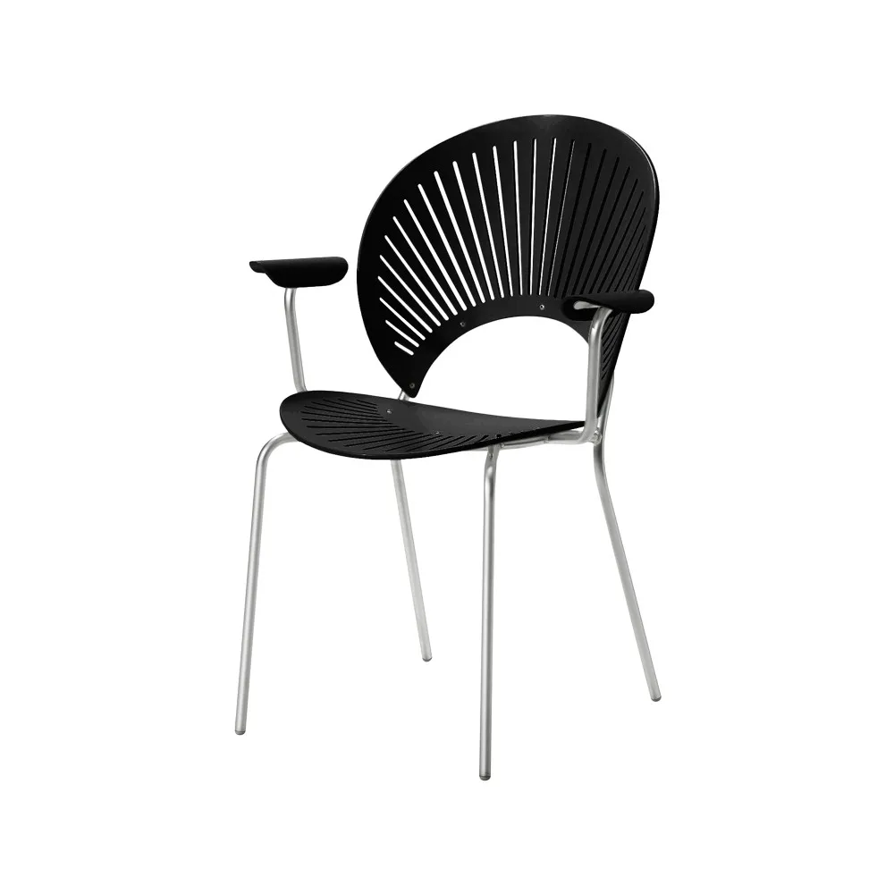 Fredericia Furniture Trinidad 3399 armchair Black-chromed legs