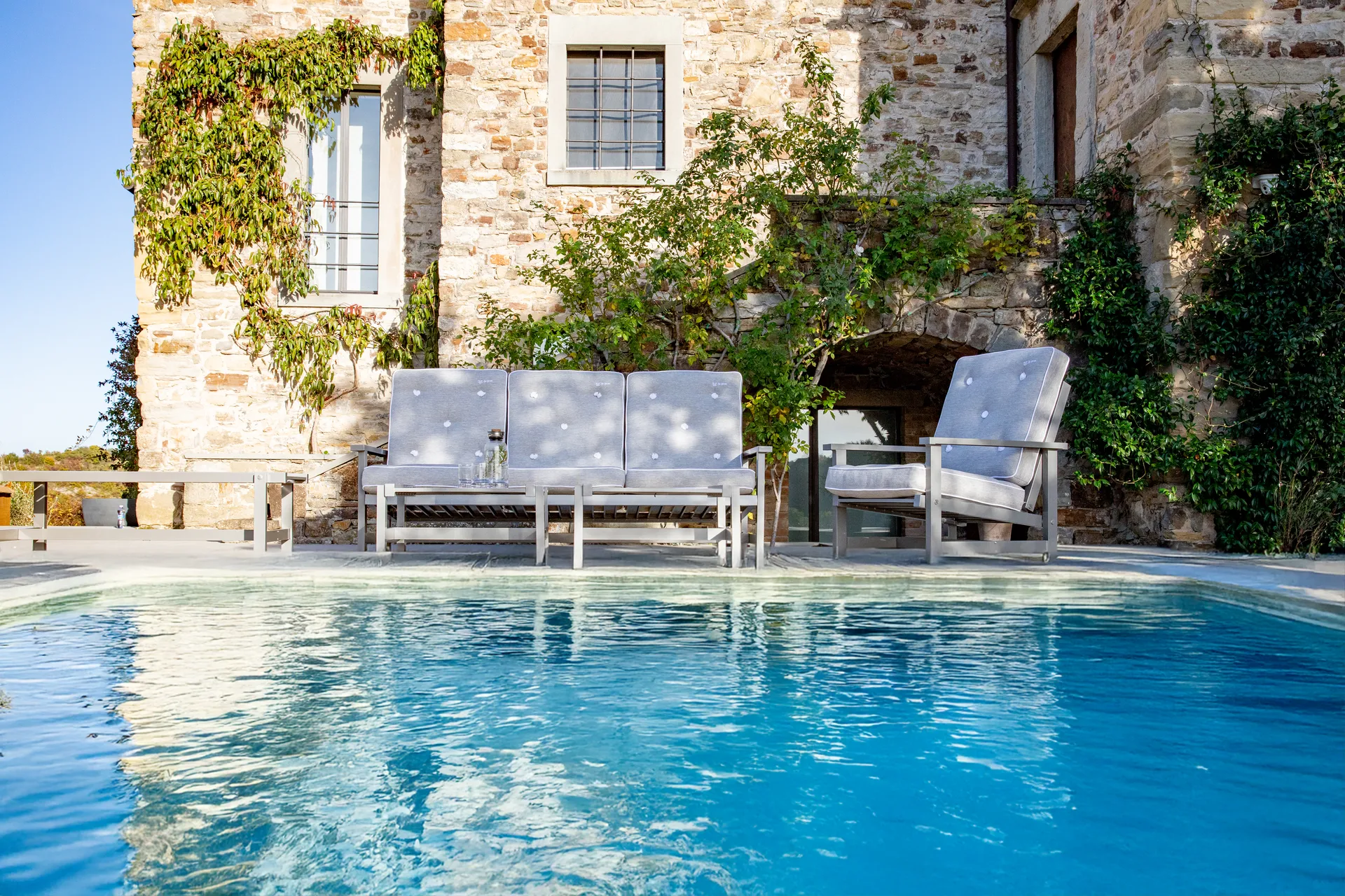 09 sofa, Grey, 3 seater Fri Form