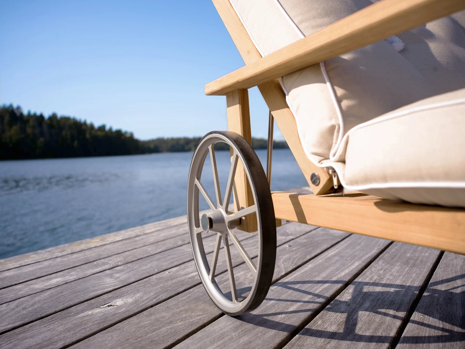 31 pram, Teak, 78x171 cm Fri Form