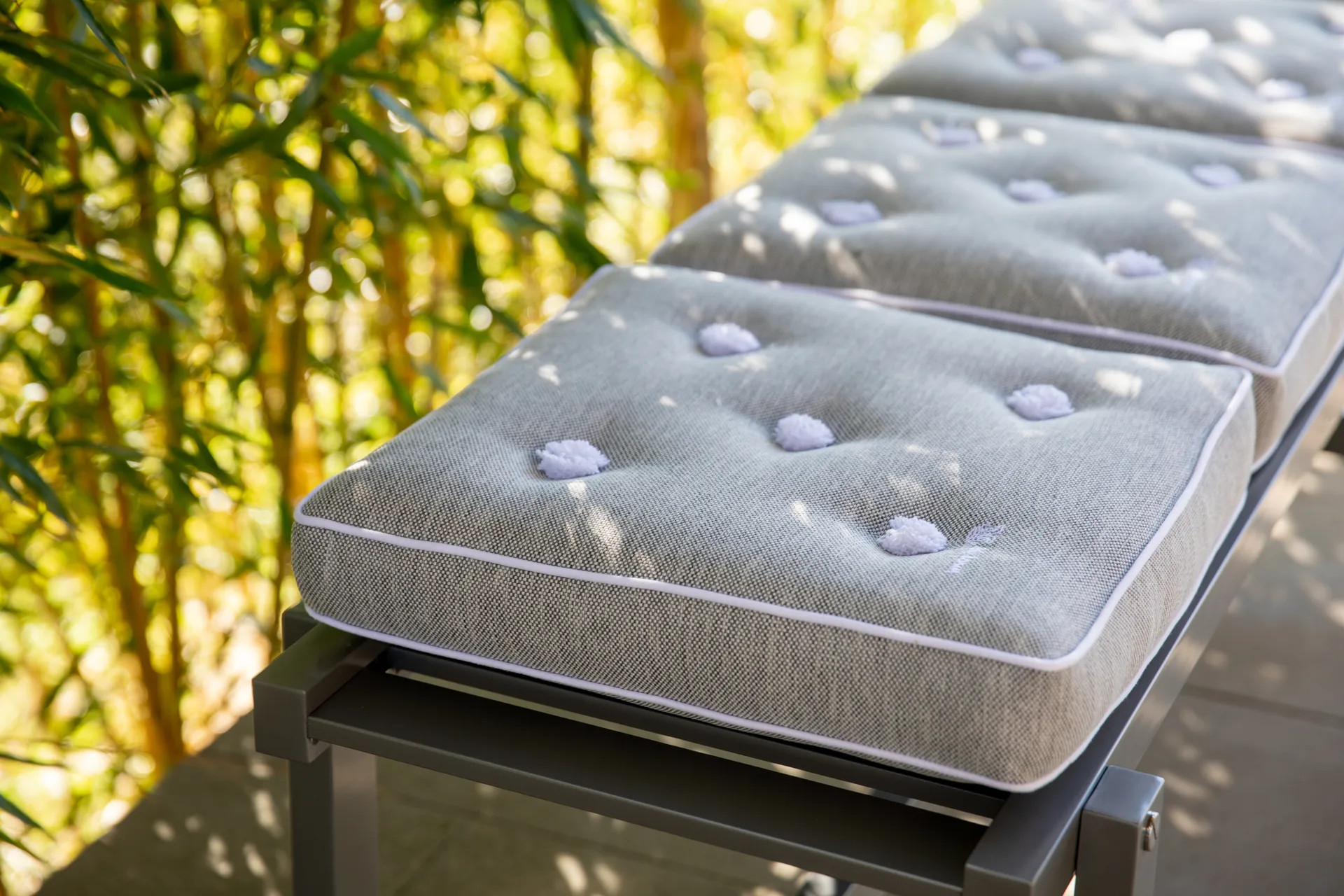 45 bench, Grey, 135 cm Fri Form